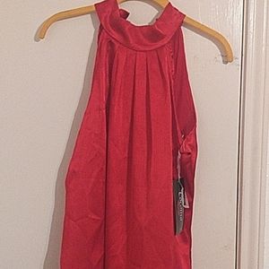 NWT red blouse size M